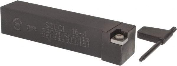 Seco - SCLC, Left Hand Cut, -5° Lead Angle, 1" Shank Height x 1" Shank Width, Neutral Rake Indexable Turning Toolholder - 5" OAL, CC..43. Insert Compatibility, Series Screw Lock - Industrial Tool & Supply