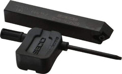 Seco - SCMC, Neutral Cut, 0° Lead Angle, 3/8" Shank Height x 3/8" Shank Width, Neutral Rake Indexable Turning Toolholder - 2-1/2" OAL, CC..21.5. Insert Compatibility, Series Screw Lock - Industrial Tool & Supply