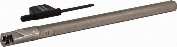 Seco - SN, Internal, Right Hand, 0.103" Max Depth of Cut, 0.03 to 0.103" Groove Width, Indexable Grooving Tool Holder - 9NR Insert Compatibility, 3/8" Shank Width, 6" OAL - Industrial Tool & Supply