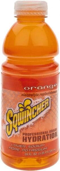 Sqwincher - 20 oz Bottle Orange Activity Drink - Ready-to-Drink - Industrial Tool & Supply