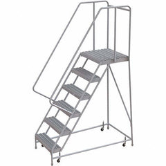TRI-ARC - Rolling & Wall Mounted Ladders & Platforms Type: Rolling Warehouse Ladder Style: Rolling Safety Ladder - Industrial Tool & Supply