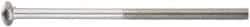 Value Collection - 3/8-16 UNC 7" Length Under Head, Standard Square Neck, Carriage Bolt - 18-8 Stainless Steel, Uncoated - Industrial Tool & Supply