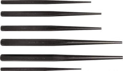 Mayhew - 6 Piece, 1/8 to 5/16", Drift Punch Set - Alloy Steel - Industrial Tool & Supply