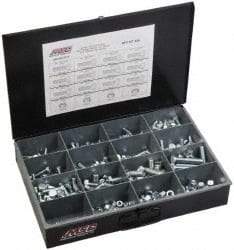 Value Collection - 238 Piece Steel Hex Head Cap Screws - M8 to M16 Thread, Zinc Plated - Industrial Tool & Supply