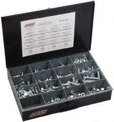 Value Collection - 238 Piece Steel Hex Head Cap Screws - M8 to M16 Thread, Zinc Plated - Industrial Tool & Supply