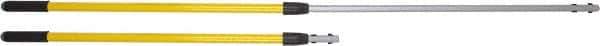 Rubbermaid - 41 to 72" Telescoping Aluminum Quick Connect Mop Handle - 2" Handle Diam, Use with Dust & Wet Mops - Industrial Tool & Supply