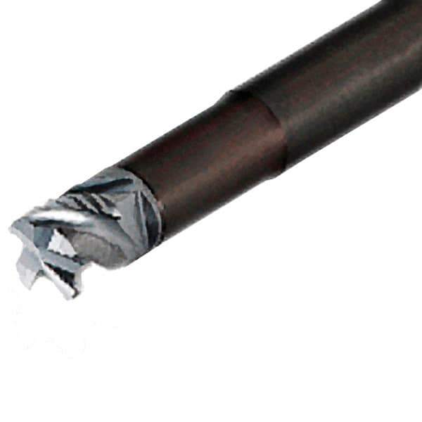Iscar - Multimaster 8mm Stepped Shank Milling Tip Insert Holder & Shank - T04 Neck Thread, 60mm OAL, Steel MM S-A Tool Holder - Industrial Tool & Supply