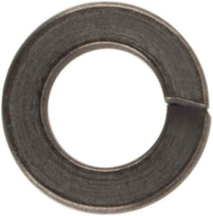 Made in USA - #2, 0.02" Thick Split Lock Washer - 400 Stainless Steel, Passivated Finish, 0.088" Min ID, 0.094" Max ID, 0.172" Max OD - Industrial Tool & Supply