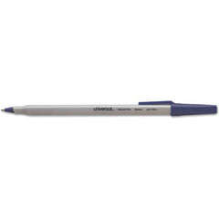 UNIVERSAL - Pens & Pencils Type: Stick Pen Color: Blue - Industrial Tool & Supply