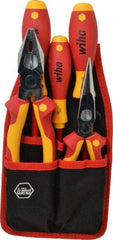 Wiha - 5 Piece Insulated Hand Tool Set - Comes in Belt Pack - Industrial Tool & Supply