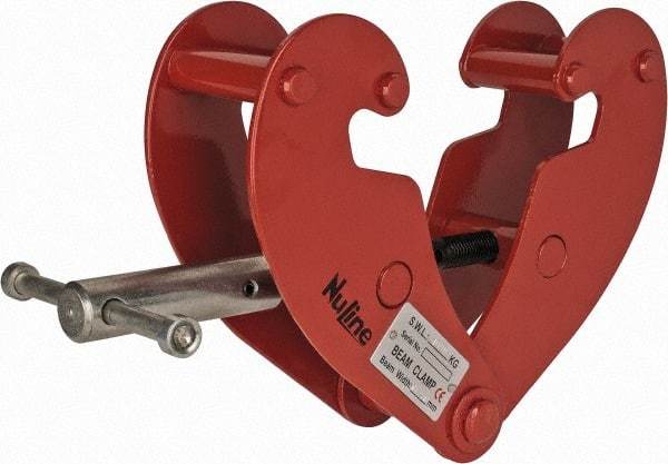 Value Collection - 6,600 Lbs. Load Capacity Lifting Screwlock Clamp - 3.15 to 12.6 Inch Grip and 14.01 Inch Throat Depth - Industrial Tool & Supply