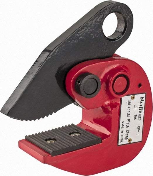 Value Collection - 1,650 Lbs. Load Capacity Horizontal Plate Clamp - 0.98 Inch Max Grip and 3 Inch Throat Depth - Industrial Tool & Supply