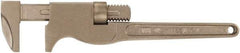 Ampco - 10" Aluminum Bronze Alloy Monkey Wrench - 1-7/8" Pipe Capacity - Industrial Tool & Supply