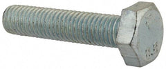 Value Collection - M10x1.50mm Metric Coarse, 45mm Length Under Head Hex Head Cap Screw - Fully Threaded, Grade 8.8 Steel, Zinc-Plated Finish, 17mm Hex - Industrial Tool & Supply