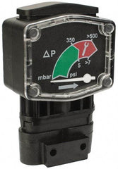 Domnick Hunter - Differential Pressure Gauge Kit For Flanged Filters - Industrial Tool & Supply