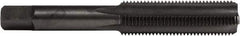 Union Butterfield - 9/16-12 UNC 2B 4 Flute Nitride/Oxide Finish High Speed Steel Straight Flute Standard Hand Tap - Plug, Right Hand Thread, 3-19/32" OAL, 1-21/32" Thread Length, H5 Limit, Oversize - Exact Industrial Supply
