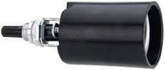 Leviton - 250 VAC, 660 Watt, Medium Base, Integral Turn Knob Lamp Holder - 1.27 Inch Wide x 3.13 Inch High, Incandescent, Screw Mounted - Industrial Tool & Supply