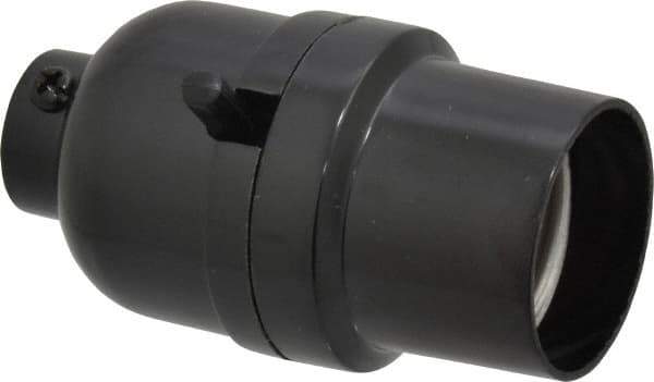 Leviton - 2 Pin, 250 VAC, 660 Watt, Medium Base, Push Through Lamp Holder - 1.94 Inch Wide x 2.69 Inch High, Incandescent, Pipe Mounted - Industrial Tool & Supply