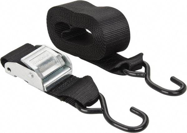 Erickson Manufacturing - 15' Long x 2" Wide, 1,200 Lb Basket Capacity, 1,200 Lb Vertical Capacity, Polypropylene Web Sling - Black - Industrial Tool & Supply