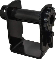 Erickson Manufacturing - 6' Long x 4" Wide, 15,000 Lb Basket Capacity, 15,000 Lb Vertical Capacity, Steel Web Sling - Black - Industrial Tool & Supply