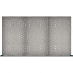 LISTA - 3-Compartment Drawer Divider Layout for 3.15" High Drawers - Industrial Tool & Supply