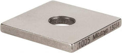 Mitutoyo - 0.1005" Square Steel Gage Block - Accuracy Grade 0, Includes Certificate of Inspection - Industrial Tool & Supply