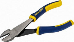 Irwin - 6" OAL, Diagonal Cutter - 13/16" Jaw Length x 13/16" Jaw Width, Oval Head, ProTouch Handle - Industrial Tool & Supply
