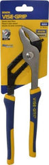 Irwin - 10" OAL, 2" Max Capacity, 7 Position Groove Joint Tongue & Groove Pliers - ProTouch Handles - Industrial Tool & Supply