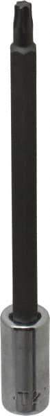 SK - 1/4" Drive, T25 Torx Bit Socket - 4" OAL, Long Torx Bit Socket - Industrial Tool & Supply