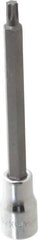 SK - 3/8" Drive, T30 Torx Bit Socket - 4" OAL, Long Torx Bit Socket - Industrial Tool & Supply