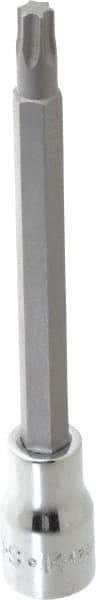 SK - 3/8" Drive, T40 Torx Bit Socket - 4" OAL, Long Torx Bit Socket - Industrial Tool & Supply