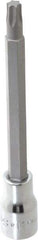 SK - 3/8" Drive, T40 Torx Bit Socket - 4" OAL, Long Torx Bit Socket - Industrial Tool & Supply