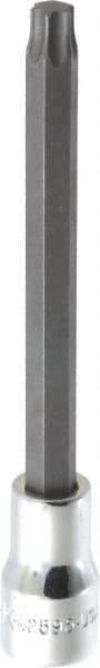 SK - 3/8" Drive, T45 Torx Bit Socket - 4" OAL, Long Torx Bit Socket - Industrial Tool & Supply