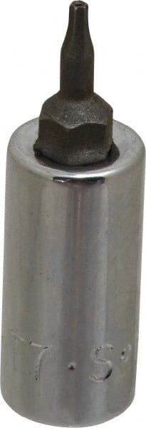 SK - 1/4" Drive, T7 Hand Torx Bit Socket - Industrial Tool & Supply