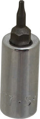 SK - 1/4" Drive, T7 Hand Torx Bit Socket - Industrial Tool & Supply