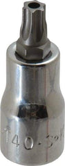 SK - 3/8" Drive, T40 Torx Bit Socket - 2" OAL, Tamper Resistant - Industrial Tool & Supply
