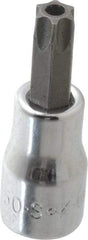 SK - 3/8" Drive, T50 Torx Bit Socket - 2" OAL, Tamper Resistant - Industrial Tool & Supply