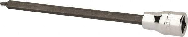 SK - 3/8" Drive, 3mm Hex Bit Socket - 6" OAL, 5" Bit Length, Long Ball End Hex Bit Socket - Industrial Tool & Supply