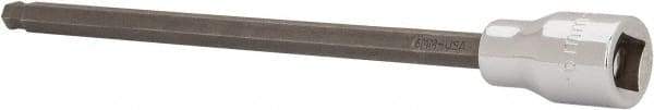 SK - 3/8" Drive, 6mm Hex Bit Socket - 6" OAL, 5" Bit Length, Long Ball End Hex Bit Socket - Industrial Tool & Supply