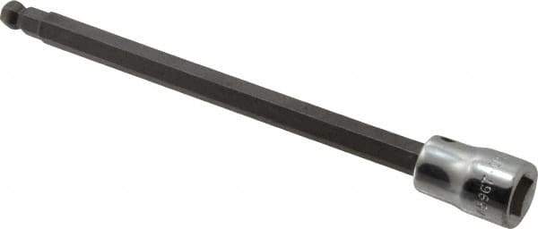 SK - 3/8" Drive, 7mm Hex Bit Socket - 6" OAL, 5" Bit Length, Long Ball End Hex Bit Socket - Industrial Tool & Supply