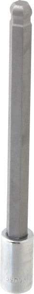 SK - 3/8" Drive, 10mm Hex Bit Socket - 6" OAL, 5" Bit Length, Long Ball End Hex Bit Socket - Industrial Tool & Supply