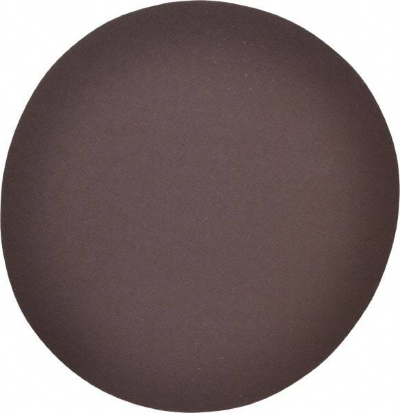Norton - 9" Diam, 180 Grit Aluminum Oxide Adhesive PSA Disc - Fine Grade, Brown, Cloth Backing, Flexible - Industrial Tool & Supply