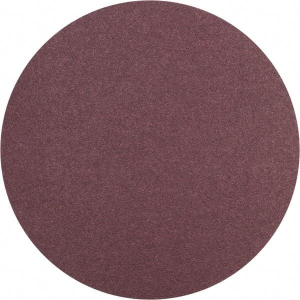 Norton - 9" Diam, 50 Grit Aluminum Oxide Adhesive PSA Disc - Coarse Grade, Brown, Cloth Backing, Flexible - Industrial Tool & Supply