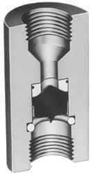 Plast-O-Matic - 1/4" Pipe, 120 Max psi, 0.25 GPM, Sandwich Flow Control Valve - EPDM Seal - Industrial Tool & Supply