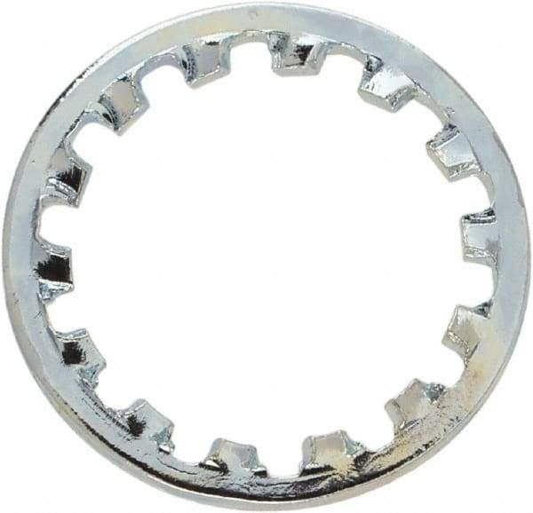 Value Collection - 5/16" Screw, 0.3165" ID, Steel Internal Tooth Lock Washer - 0.4295" OD, Zinc-Plated, Grade 1075 - Industrial Tool & Supply
