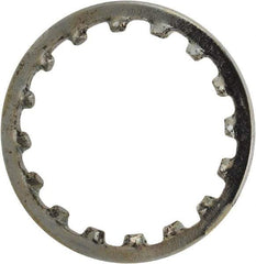 Value Collection - 3/8" Screw, 0.391" ID, Steel Internal Tooth Lock Washer - 0.507" OD, Zinc-Plated, Grade 1075 - Industrial Tool & Supply