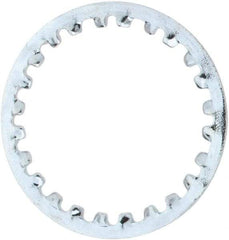 Value Collection - 7/16" Screw, 0.4755" ID, Steel Internal Tooth Lock Washer - 0.6005" OD, Zinc-Plated, Grade 1075 - Industrial Tool & Supply