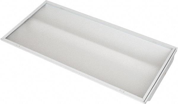 Cooper Lighting - 3 Lamps, 32 Watts, 2' x 4', Electronic Ballast Fluorescent Lamp Troffer - 120/277 Volt, Dimmable, Acrylic Diffuser, Steel Troffer - Industrial Tool & Supply