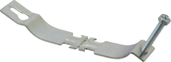 Thomas & Betts - 2" Pipe, 12 Gauge" Pipe or Conduit Clamp - Silver Galvanized, 800 Lb Capacity, All Conduit - Industrial Tool & Supply