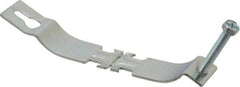 Thomas & Betts - 2" Pipe, 12 Gauge" Pipe or Conduit Clamp - Silver Galvanized, 800 Lb Capacity, All Conduit - Industrial Tool & Supply
